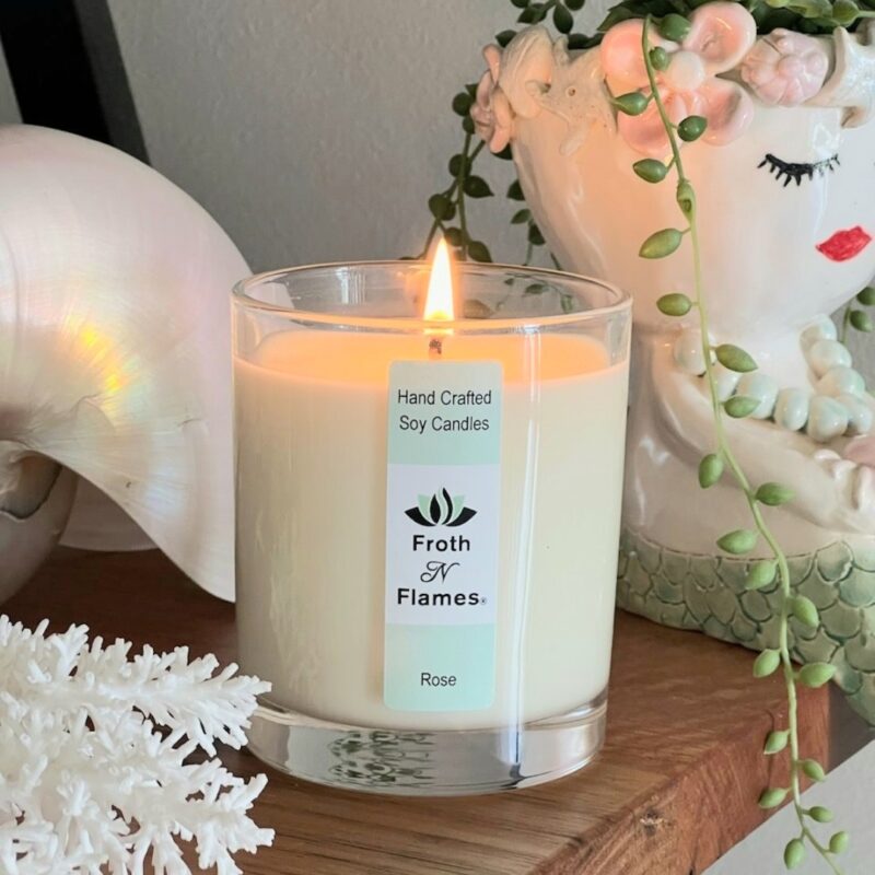 classic soy candle floral