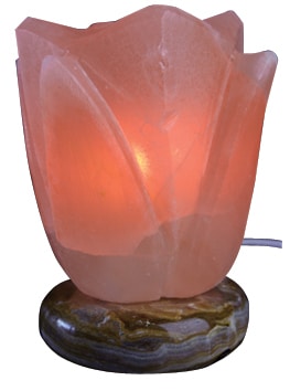 lotus flower himalayan salt lamp