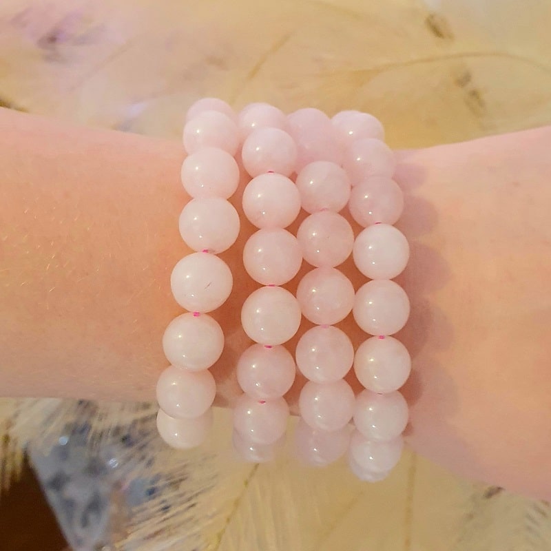 rose quartz bracelet