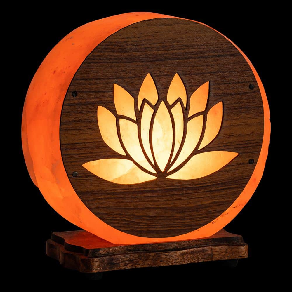 lotus himalayan salt lamp