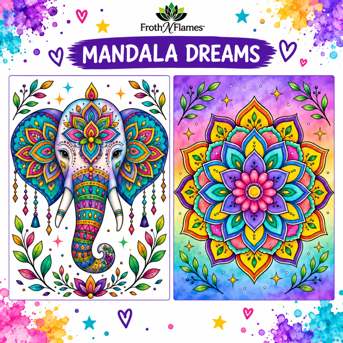 Mandala Dreams Kids Paint Your Own Art Kit