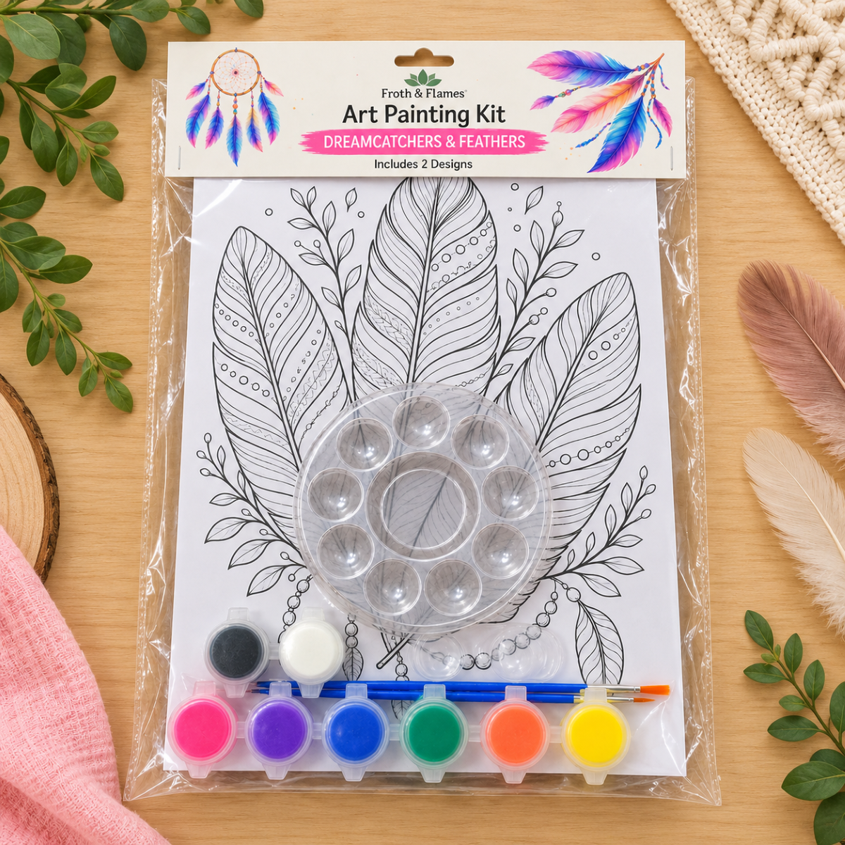 Kids Paint Your Own Art Kit front packaging